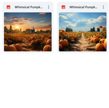 Ultimate Whimsical Pumpkin Patch Background Bundle