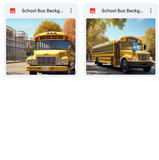 Ultimate School Bus Background Bundle