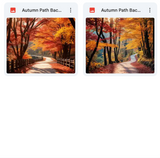 Ultimate Autumn Path Background Bundle
