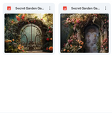 Ultimate Secret Garden Gate Background Bundle