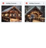 Ultimate Holiday Covered Bridge Background Bundle