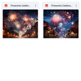 Ultimate Fireworks Celebration Background Bundle