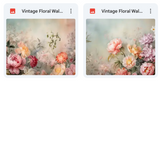 Ultimate Vintage Floral Wallpaper Texture Bundle