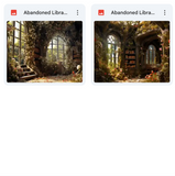 Ultimate Abandoned Library Background Bundle