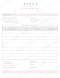 Wedding Business Forms Packet Templates