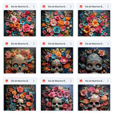 Dia de Muertos Fine Art Asset Pack