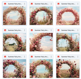 Ultimate Summer Fairy Arches Background Bundle