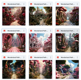Ultimate Wonderland Path Background Bundle