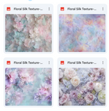 Magical Floral Silk Textures