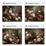 Masters of Floral Background Bundle