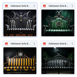 Halloween Sofa Background Bundle