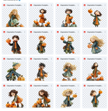 Claymation Kids Series: Pumpkin Patch Asset Pack