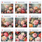 Ultimate Vintage Floral Wallpaper Texture Bundle