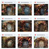 Ultimate Secret Garden Gate Background Bundle