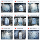 Ultimate Frosty Fine Art Winter Background Bundle