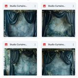 Studio Curtains Background Bundle