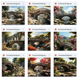 Ultimate Enchanted Bridge Background Bundle