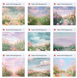 Ultimate Easter Path Background Bundle