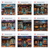 Ultimate Halloween Storefront Background Bundle