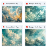 Baroque Studio Sky Background Bundle