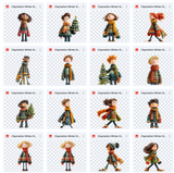 Claymation Kids Series: Christmas Tree Farm Asset Pack