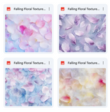 Magical Falling Flora Textures
