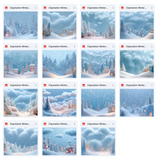 Claymation Kids Series: Winter Wonderland Asset Pack