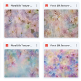 Magical Floral Silk Textures