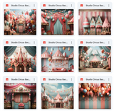 Ultimate Studio Circus Background Bundle