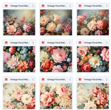 Ultimate Vintage Floral Wallpaper Texture Bundle