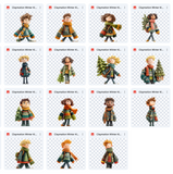 Claymation Kids Series: Christmas Tree Farm Asset Pack