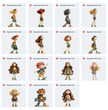 Claymation Kids Series: Retro Street Asset Pack