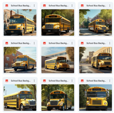 Ultimate School Bus Background Bundle