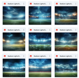 Ultimate Stadium Lights Background Bundle
