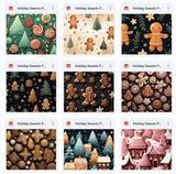 Ultimate Holiday Sweets Paper Background Bundle