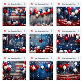 Ultimate Star Spangled Studio Background Bundle