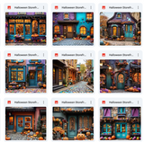 Ultimate Halloween Storefront Background Bundle