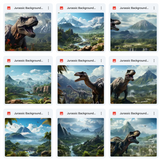 Ultimate Jurassic Background Bundle