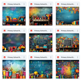 Ultimate Primary School Background Bundle