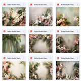 Ultimate Boho Studio Oasis Background Bundle
