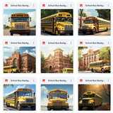 Ultimate School Bus Background Bundle