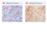 Magical Falling Flora Textures