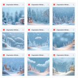 Claymation Kids Series: Winter Wonderland Asset Pack