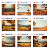 Ultimate Crisp Autumn Background Bundle