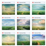 Ultimate Shamrock Path Background Bundle