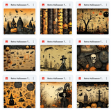 Ultimate Retro Halloween Texture Bundle