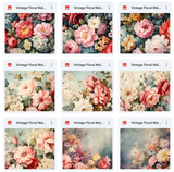 Ultimate Vintage Floral Wallpaper Texture Bundle