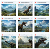 Ultimate Jurassic Background Bundle