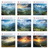 Ultimate Mountain Top Vista Background Bundle