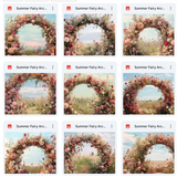 Ultimate Summer Fairy Arches Background Bundle